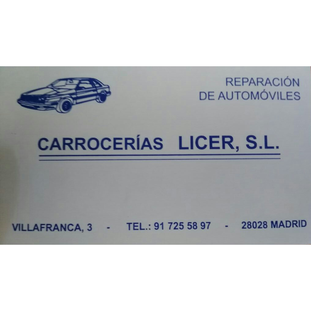 Taller chapa y pintura Licer SL